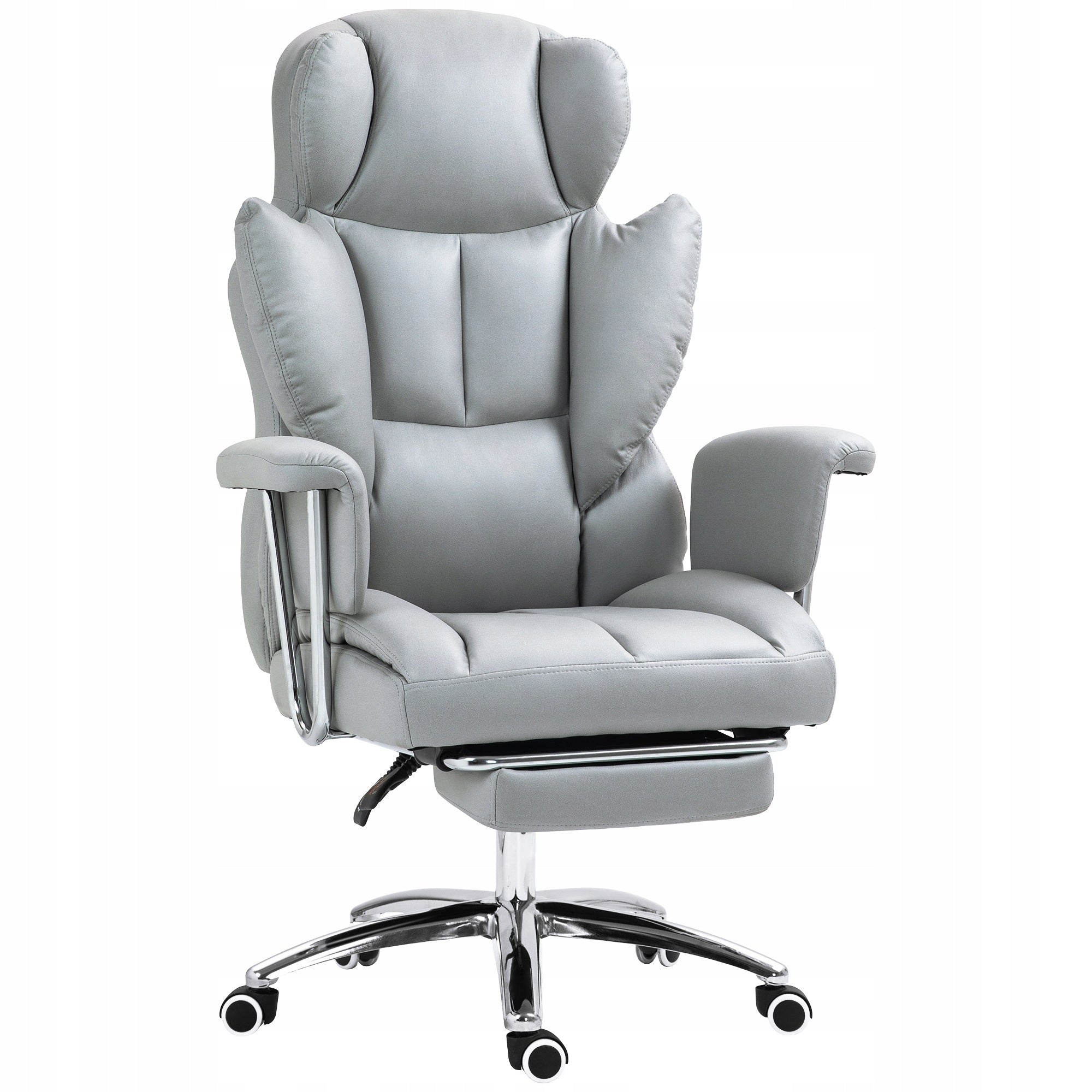 HOMCOM Office chair with reclining function, ergonomic, swivel