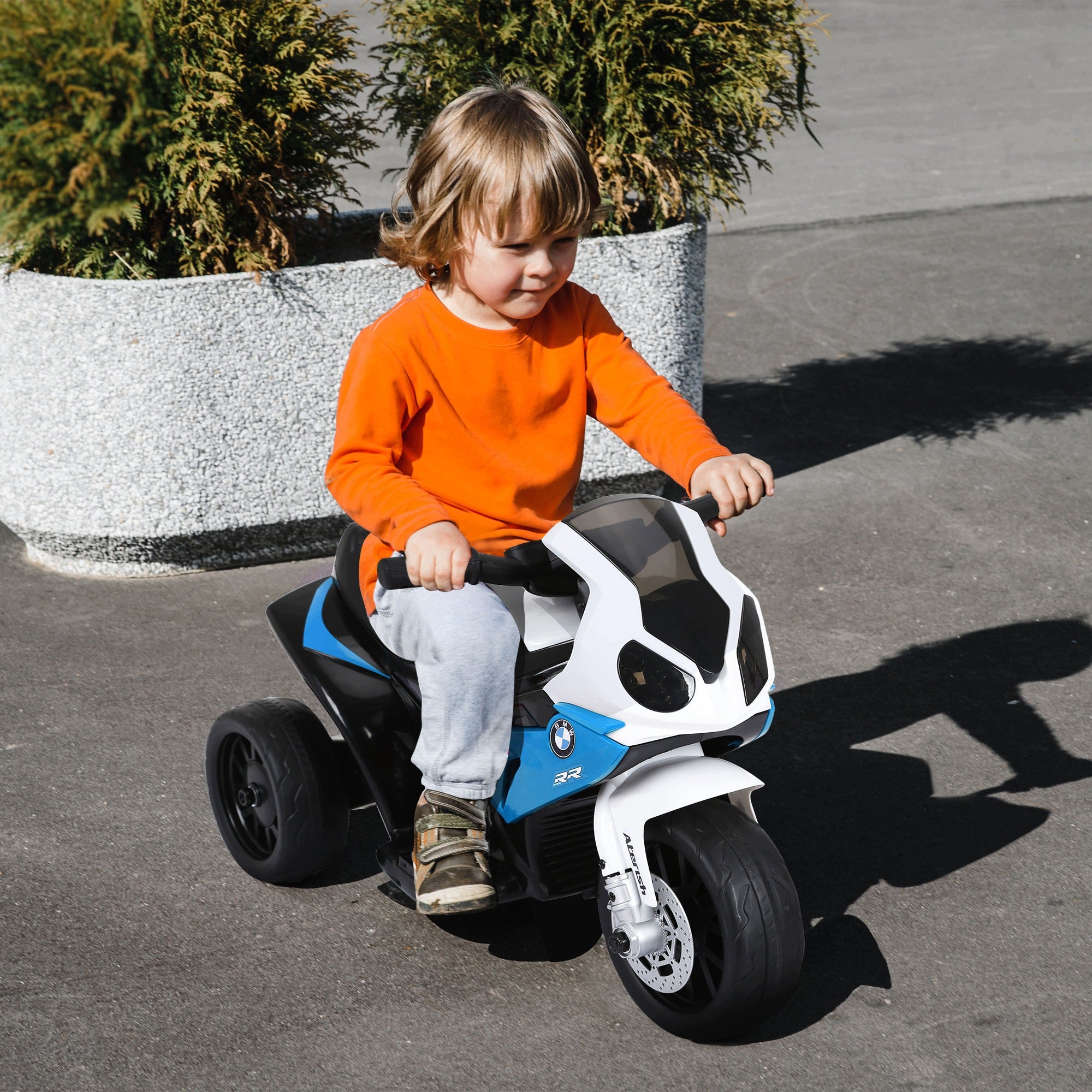 HOMCOM electric motorcycle for children, children's vehicle with BMW license Packaging status original