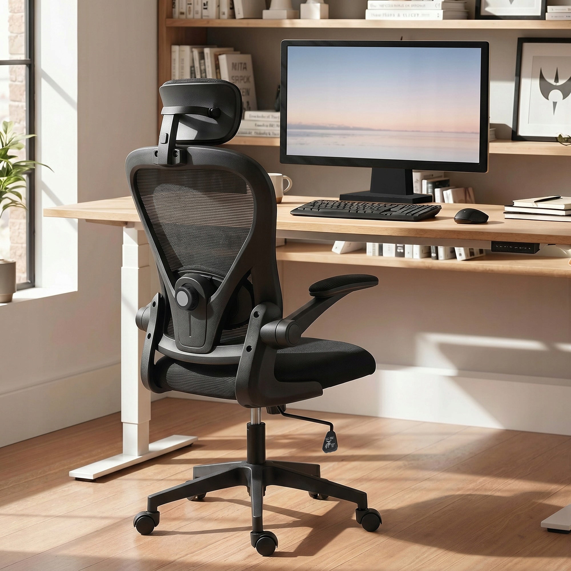 HOMCOM ergonomic office chair with high backrest and mesh Medical device no