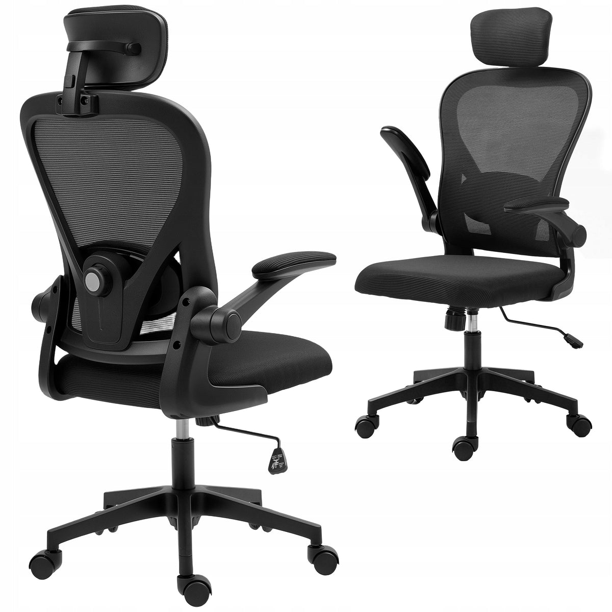 HOMCOM ergonomic office chair with high backrest and mesh