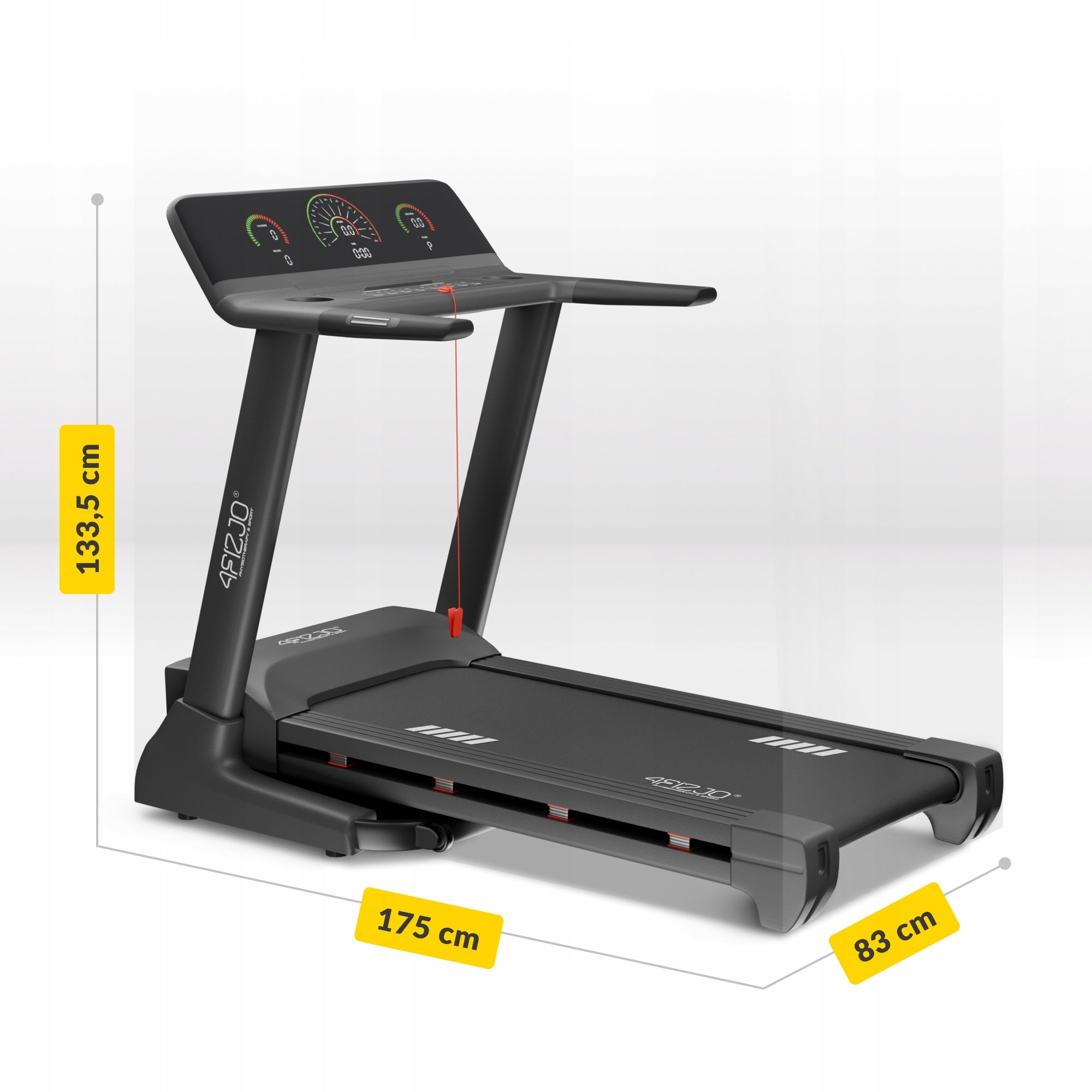 HOME ELECTRIC TRAINING TREADMILL FOLDING FOR FITNESS EXERCISES UP TO 120 KG Manufacturer code TM13