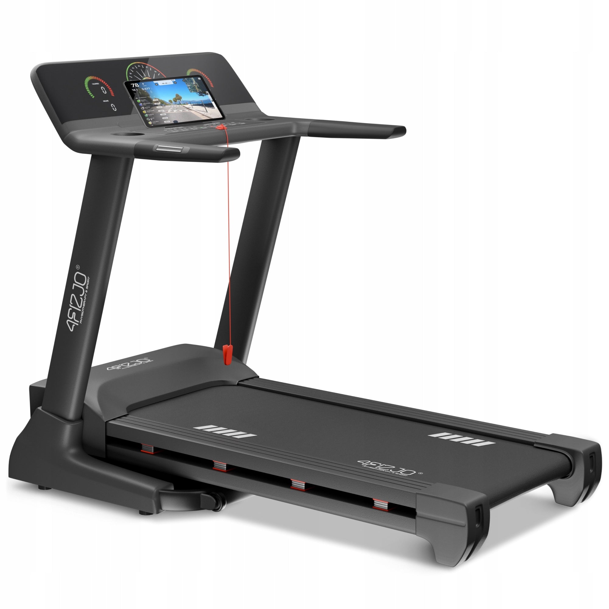 HOME ELECTRIC TRAINING TREADMILL FOLDING FOR FITNESS EXERCISES UP TO 120 KG