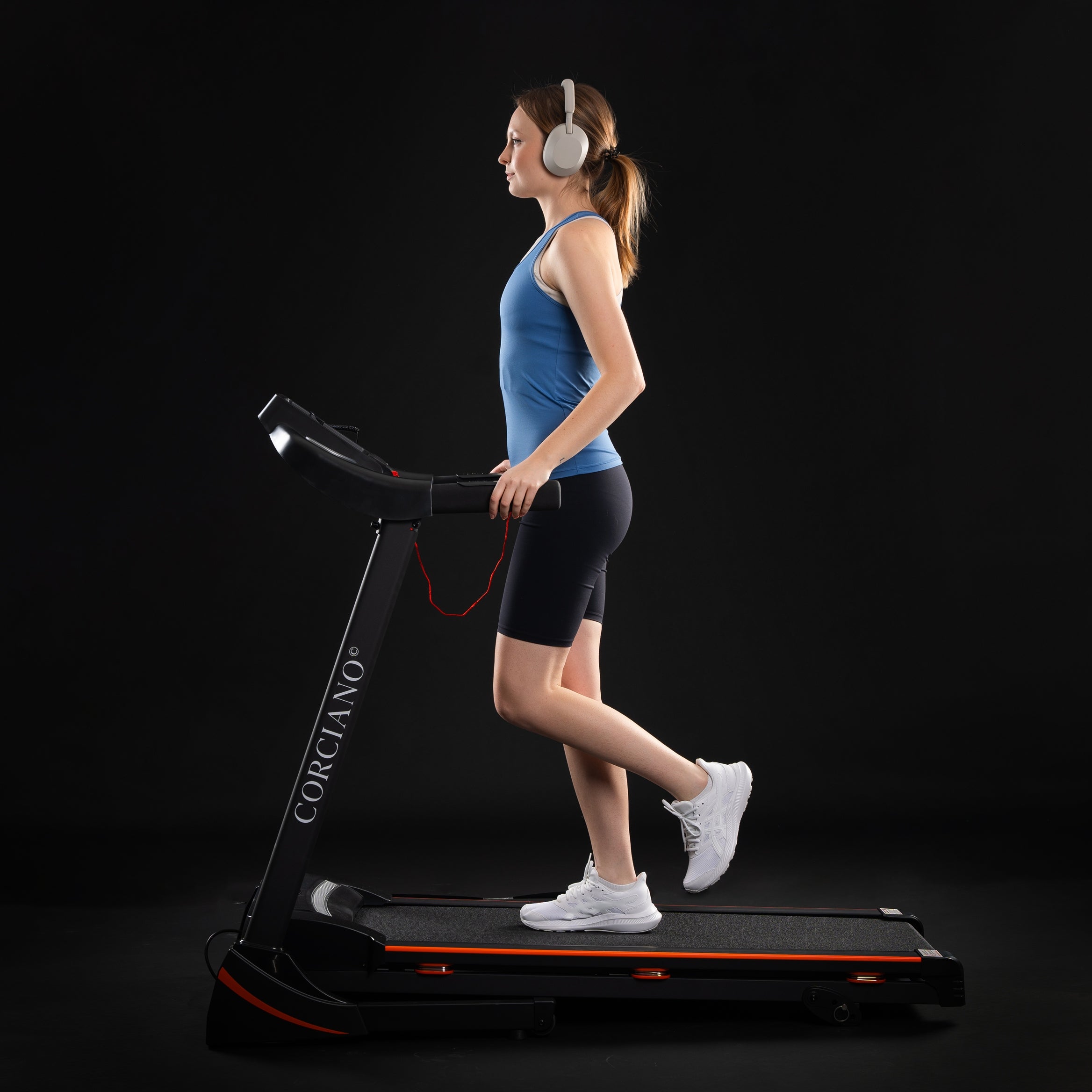 HOME ELECTRIC TREADMILL CORCIANO LUGO FOLDING 130KG 3HP 16km/h Brand Corciano