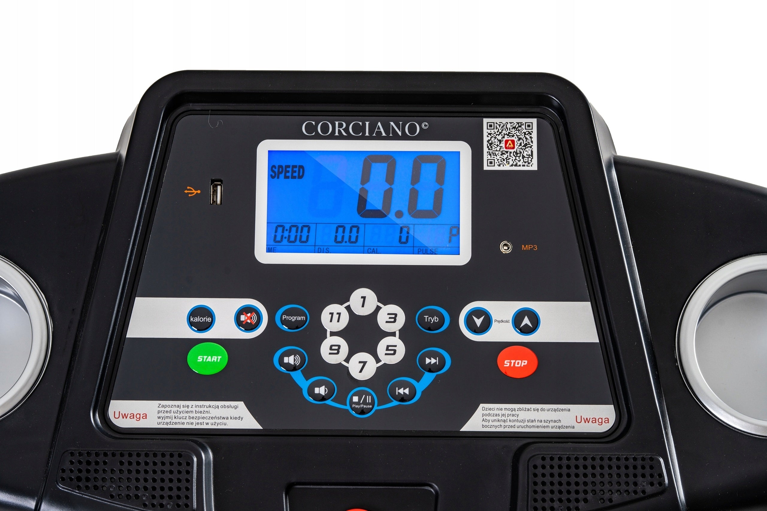 HOME ELECTRIC TREADMILL CORCIANO LUGO FOLDING 130KG 3HP 16km/h Model LUGO