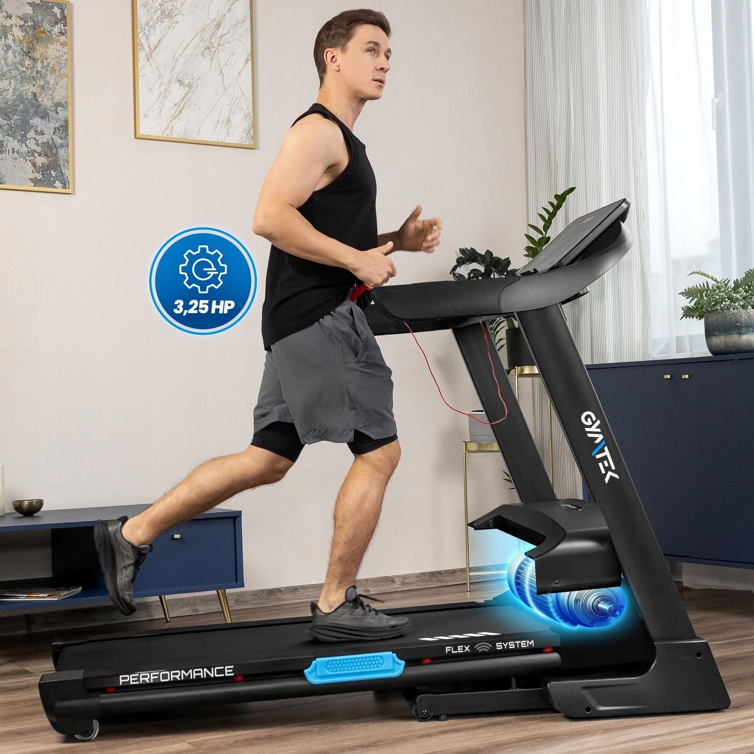 HOME ELECTRIC TREADMILL FOLDING EXERCISE TRAINING XT800 GYMTEK Additional features Bluetooth keyboard shortcuts safety key transport wheels place for mobile phone/tablet foldable training programs tilt angle adjustment touch sensors headphone jack USB port mobile device compatibility display