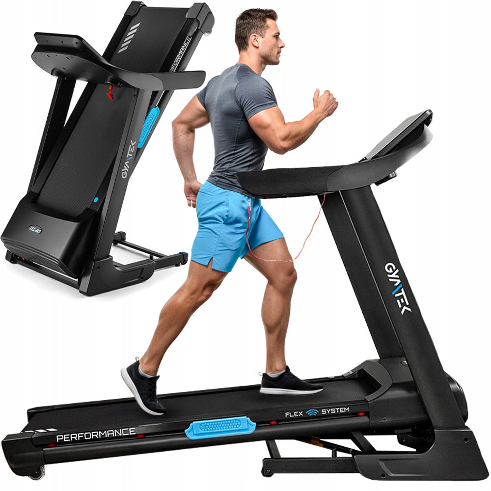 HOME ELECTRIC TREADMILL FOLDING EXERCISE TRAINING XT800 GYMTEK