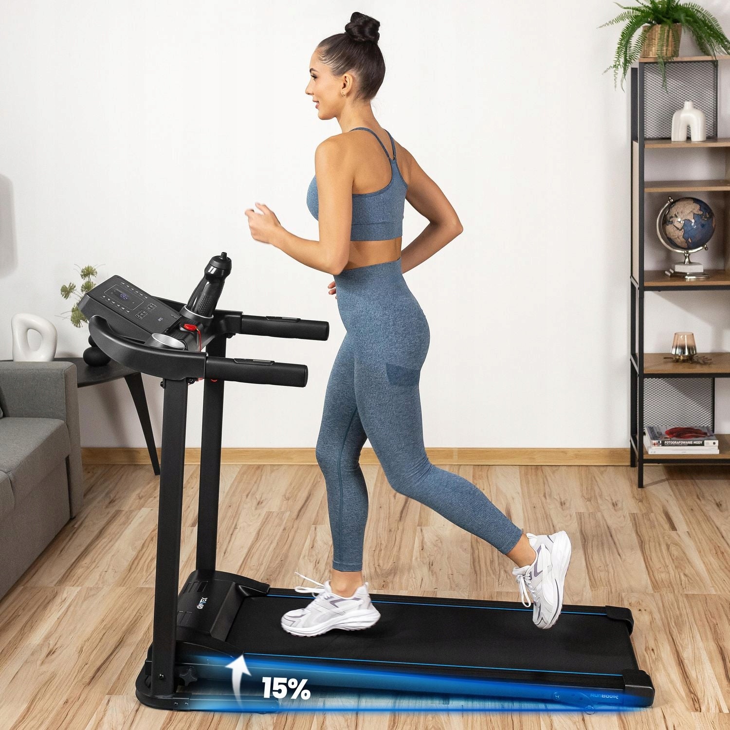 HOME ELECTRIC TREADMILL FOLDING TILT ADJUSTMENT XT550 GYMTEK Kind electric