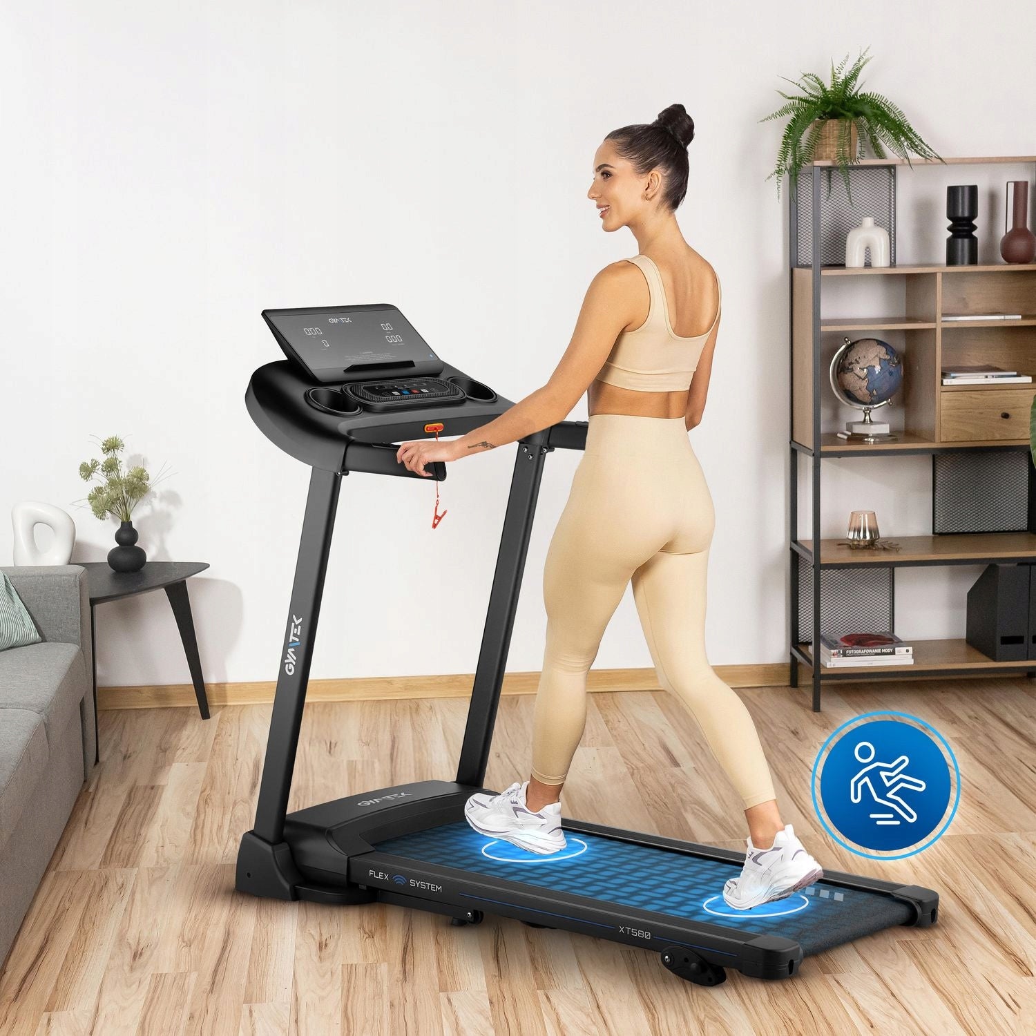 HOME ELECTRIC TREADMILL FOLDING TILT ADJUSTMENT XT580 GYMTEK Kind electric