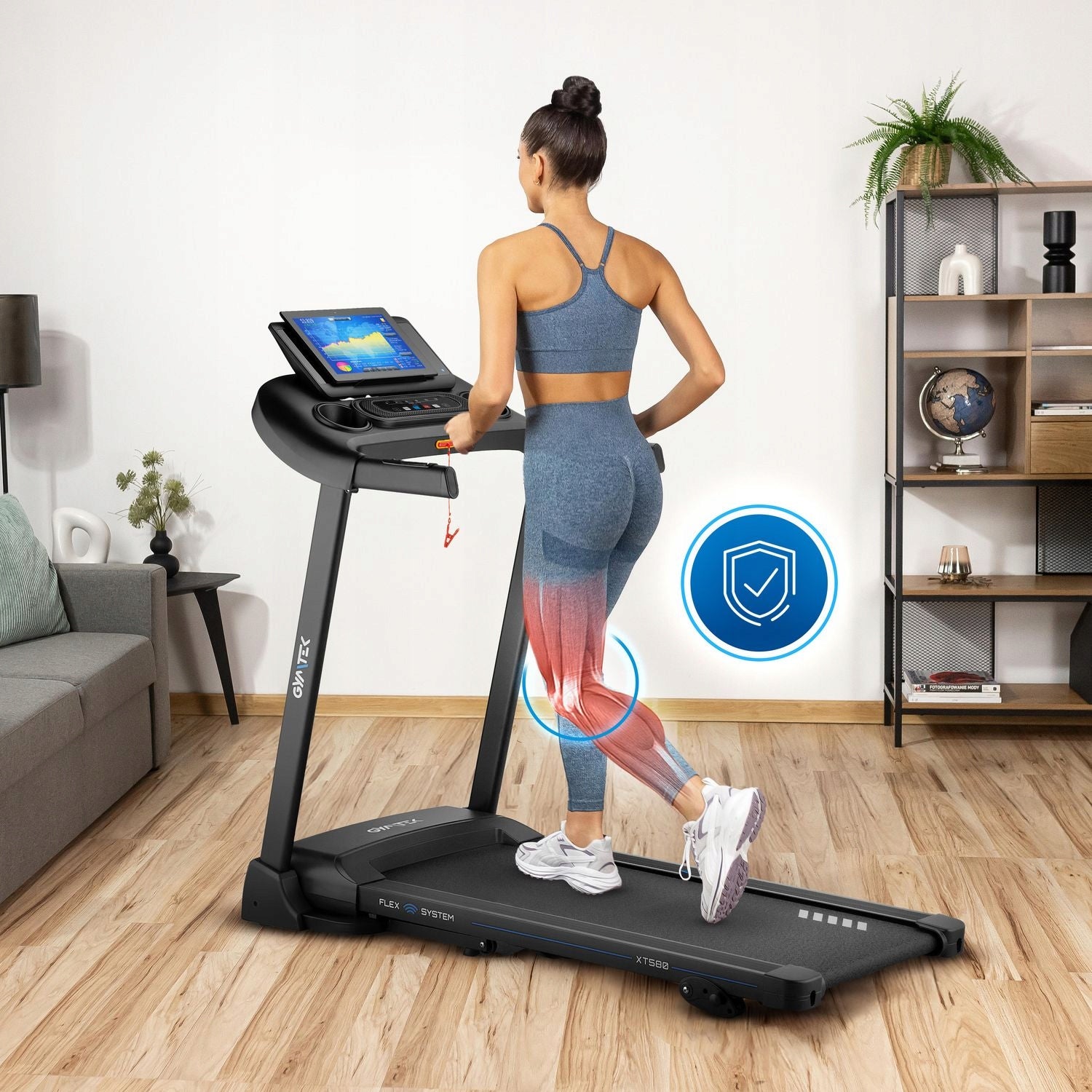 HOME ELECTRIC TREADMILL FOLDING TILT ADJUSTMENT XT580 GYMTEK Manufacturer code G-42395
