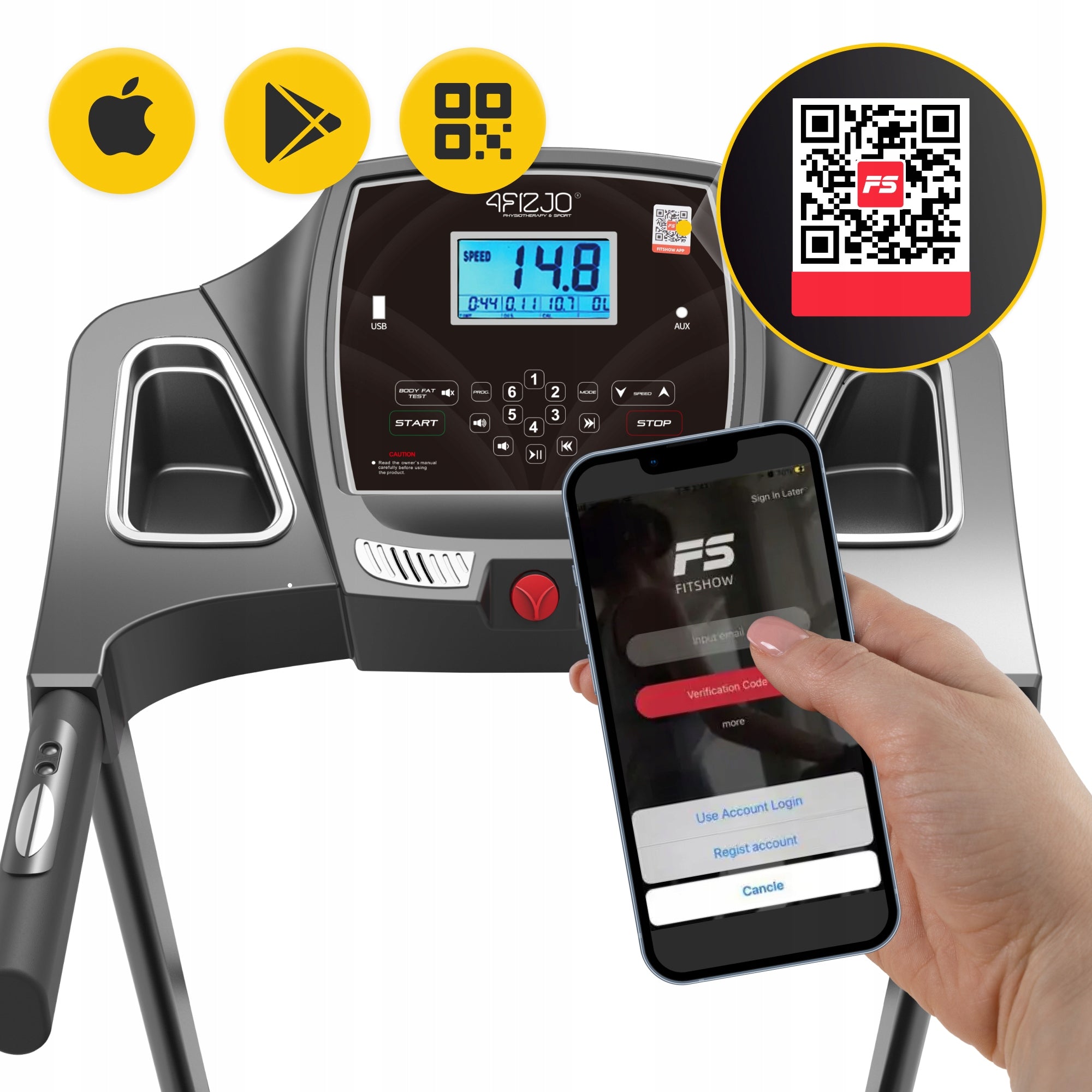 HOME ELECTRIC TREADMILL FOLDING WITH SHOCK ABSORPTION ADJUSTABLE ANGLE OF INCLINATION Kind electric