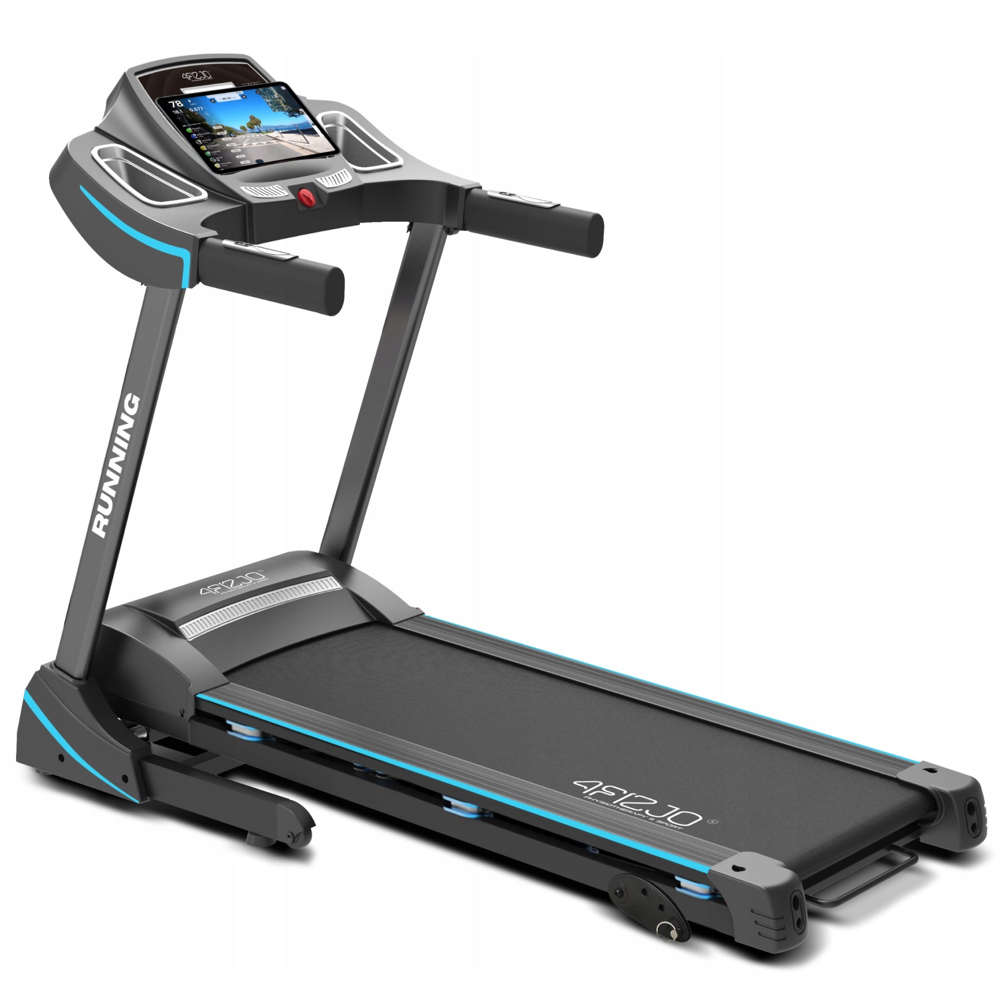 HOME ELECTRIC TREADMILL FOLDING WITH SHOCK ABSORPTION ADJUSTABLE ANGLE OF INCLINATION