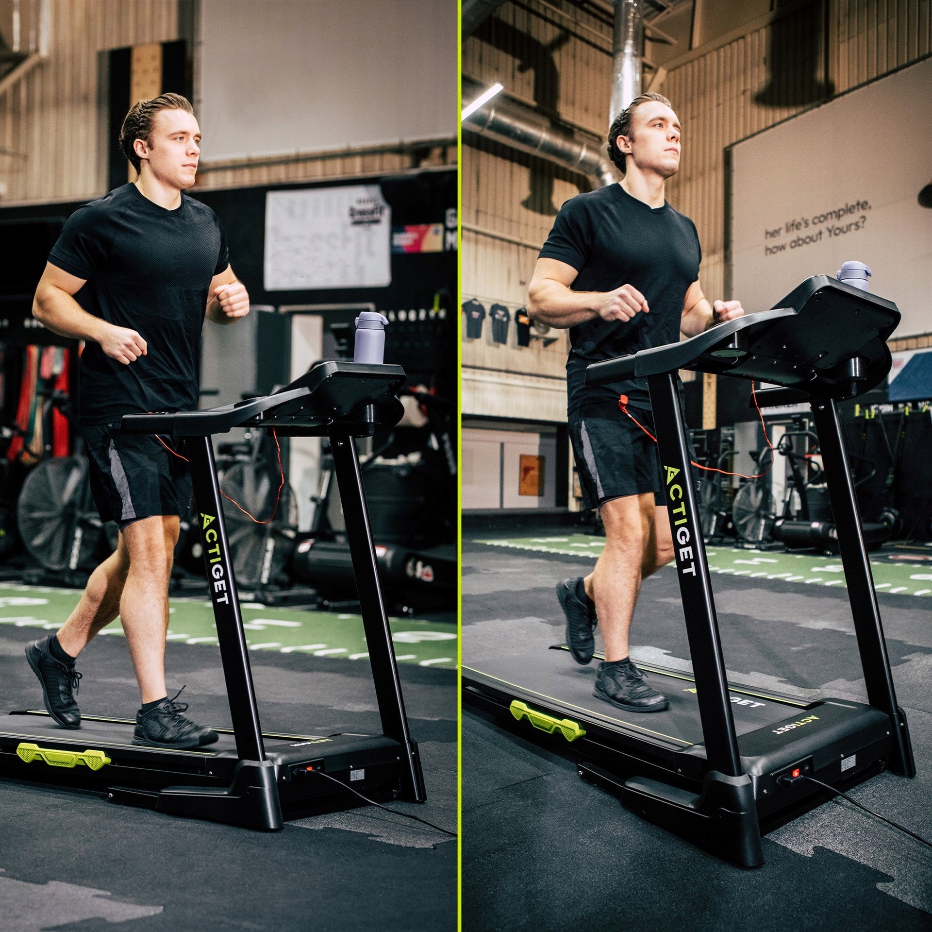 HOME ELECTRIC TREADMILL FOR WALKING RUNNING TRAINING 16 km/h Packaging status original