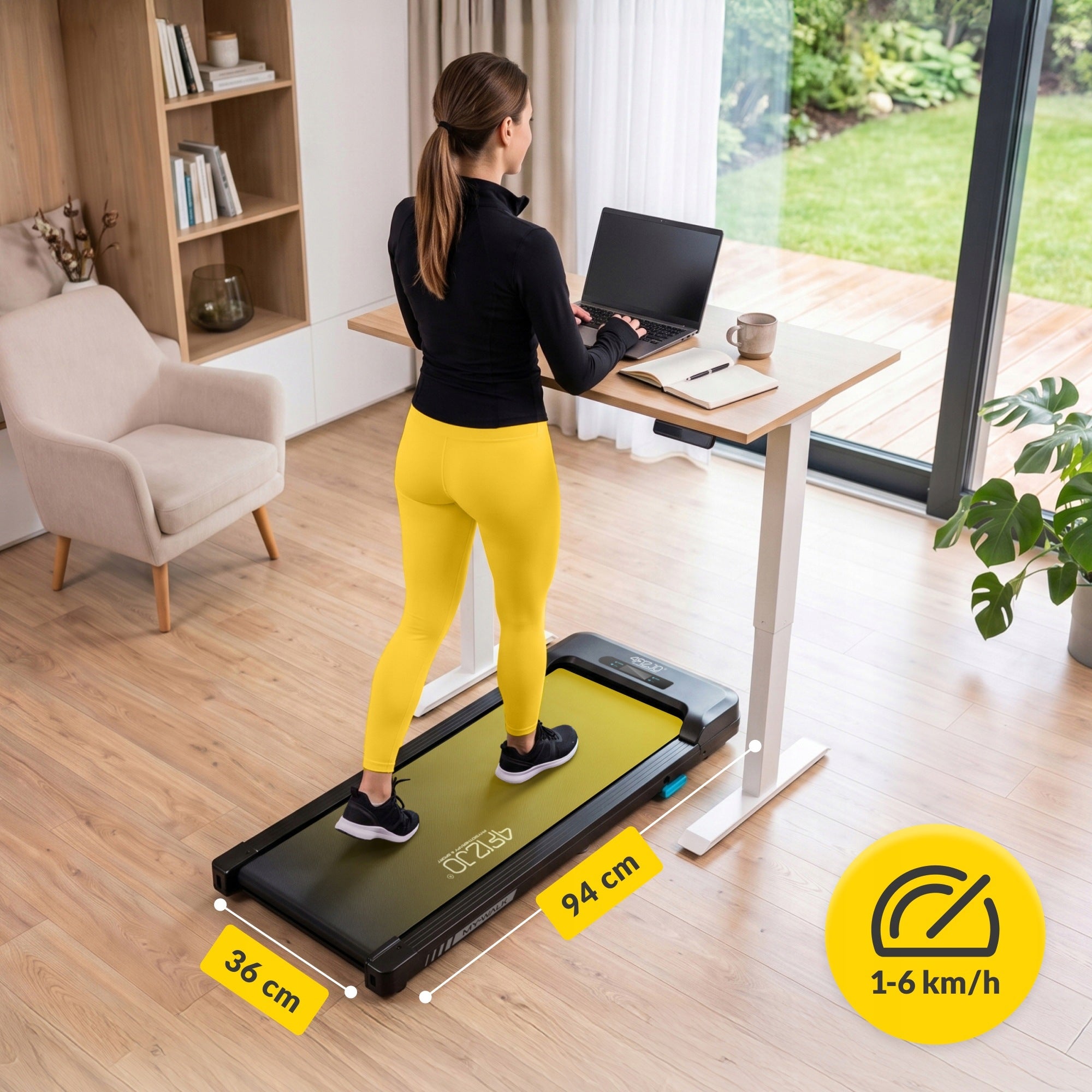 HOME ELECTRIC TREADMILL FOR WALKING UNDER DESK TRAINING WALKING PAD Packaging status original