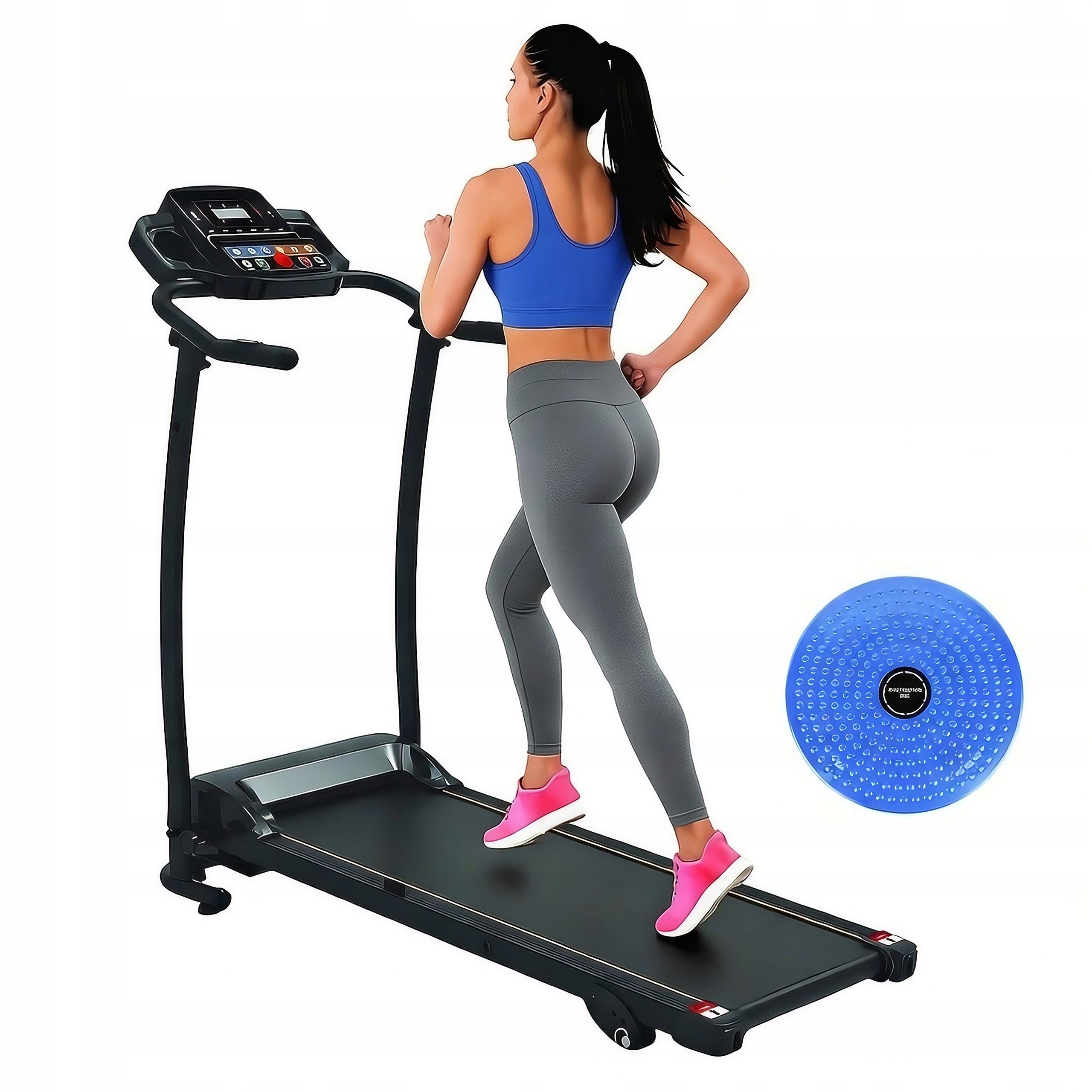 HOME ELECTRIC TREADMILL HRS T-150 TILT ADJUSTMENT FOLDING TWISTER