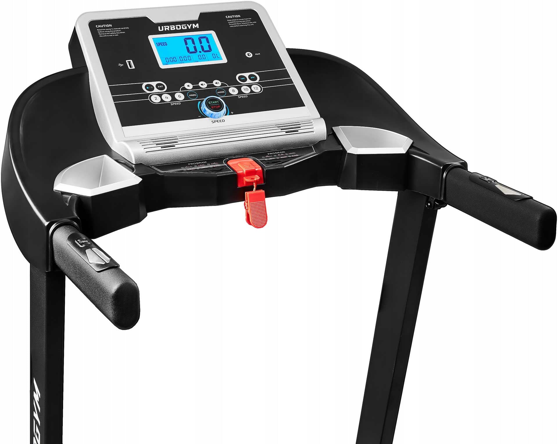 HOME ELECTRIC TREADMILL V650 SHOCK ABSORPTION RAISE PULSE FOLDING Maximum user weight 140 kg