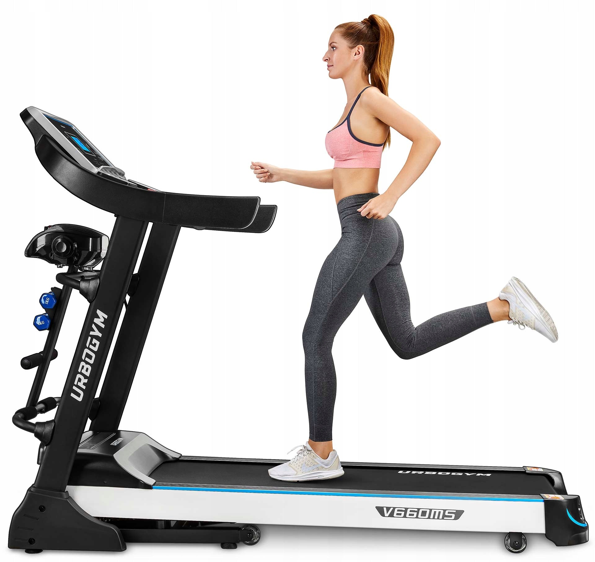 HOME ELECTRIC TREADMILL V660MS AUTO ANGLE 15 LEVELS DUMBBELL MASSAGER Packaging status original