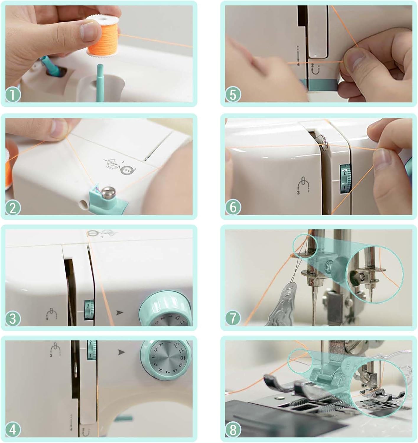 HOME MECHANICAL SEWING MACHINE 9 VOLTAGE SETTINGS 12 STITCH PATTERNS Sewing features hemming hole edging quilting backstitching sewing of elastic fabrics sewing zips stitching