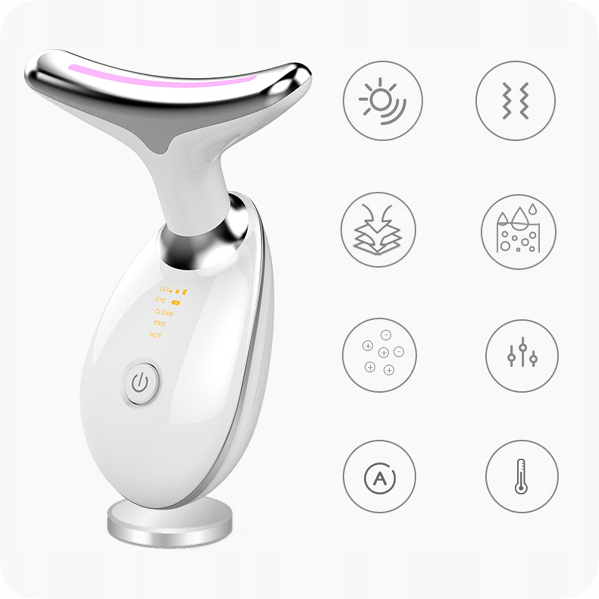 HOME NECK MASSAGER WITH LED LIGHT TECHNOLOGY AND VIBRATION Brand no brand