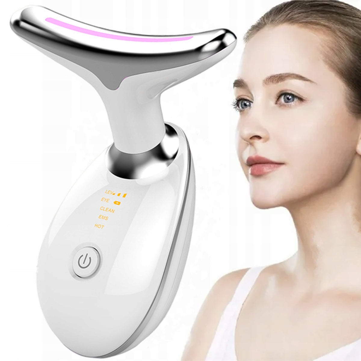 HOME NECK MASSAGER WITH LED LIGHT TECHNOLOGY AND VIBRATION Packaging status original