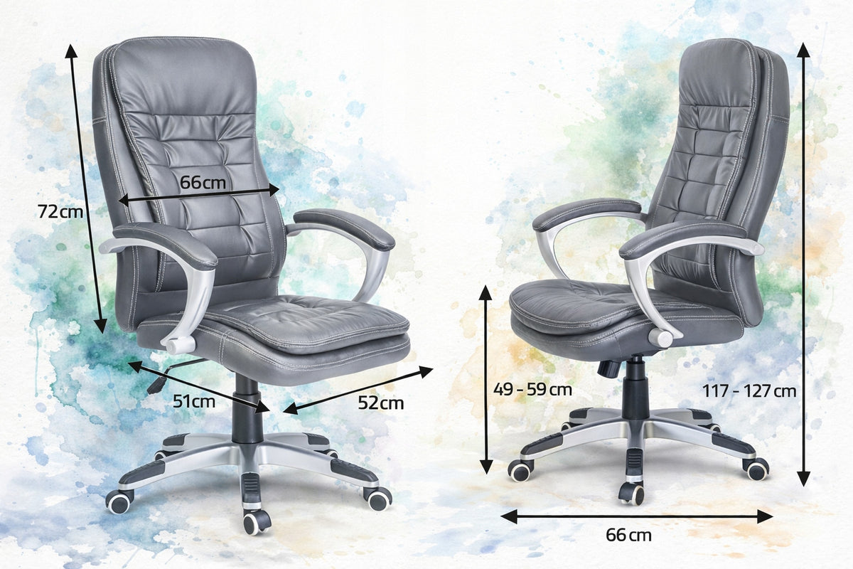 HOME OFFICE CHAIR SWIVEL ERGONOMIC OFFICE CHAIR SWIVEL BLACK Packaging status original