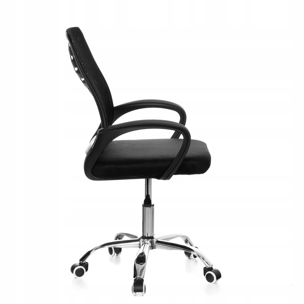 HOME OFFICE swivel chair ADJUSTABLE PROFILED black UP TO 120KG Brand Care Life