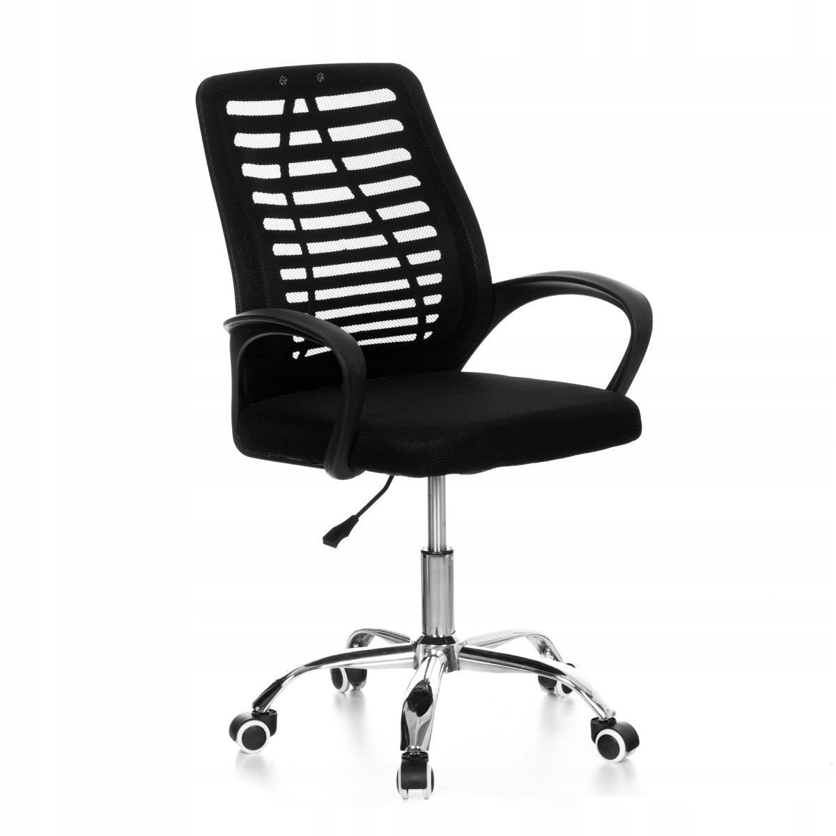 HOME OFFICE swivel chair ADJUSTABLE PROFILED black UP TO 120KG