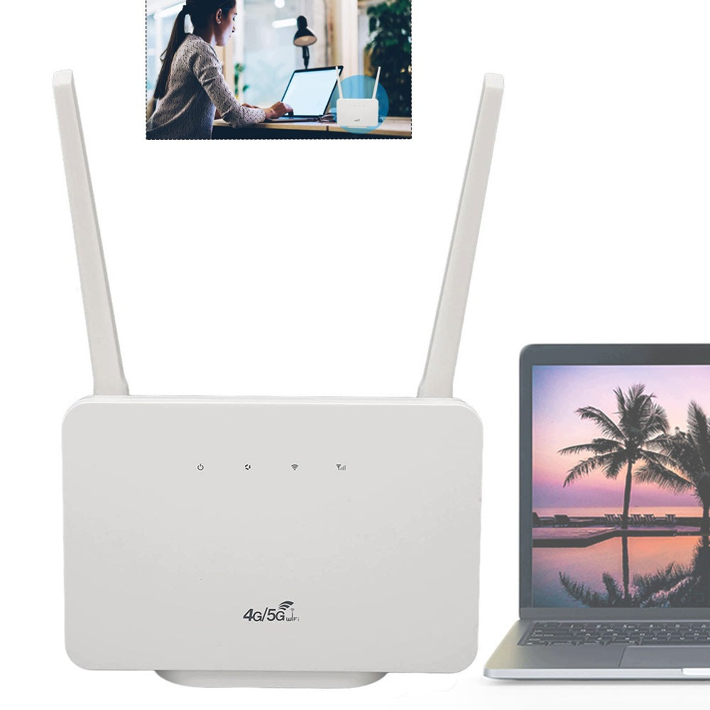 HOME ROUTER WITH SIM CARD UP TO 300 MB/S FOR SMART HOME AND OFFICE