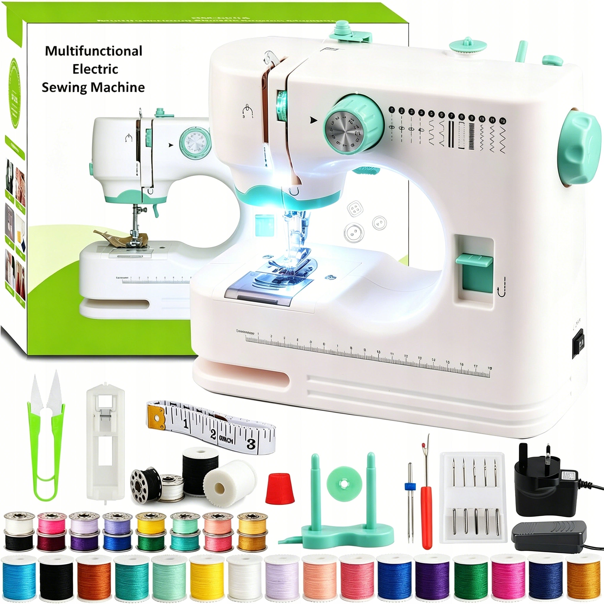 HOME SEWING MACHINE MECHANICAL 12 STITCHES FOOT PEDAL BEGINNERS