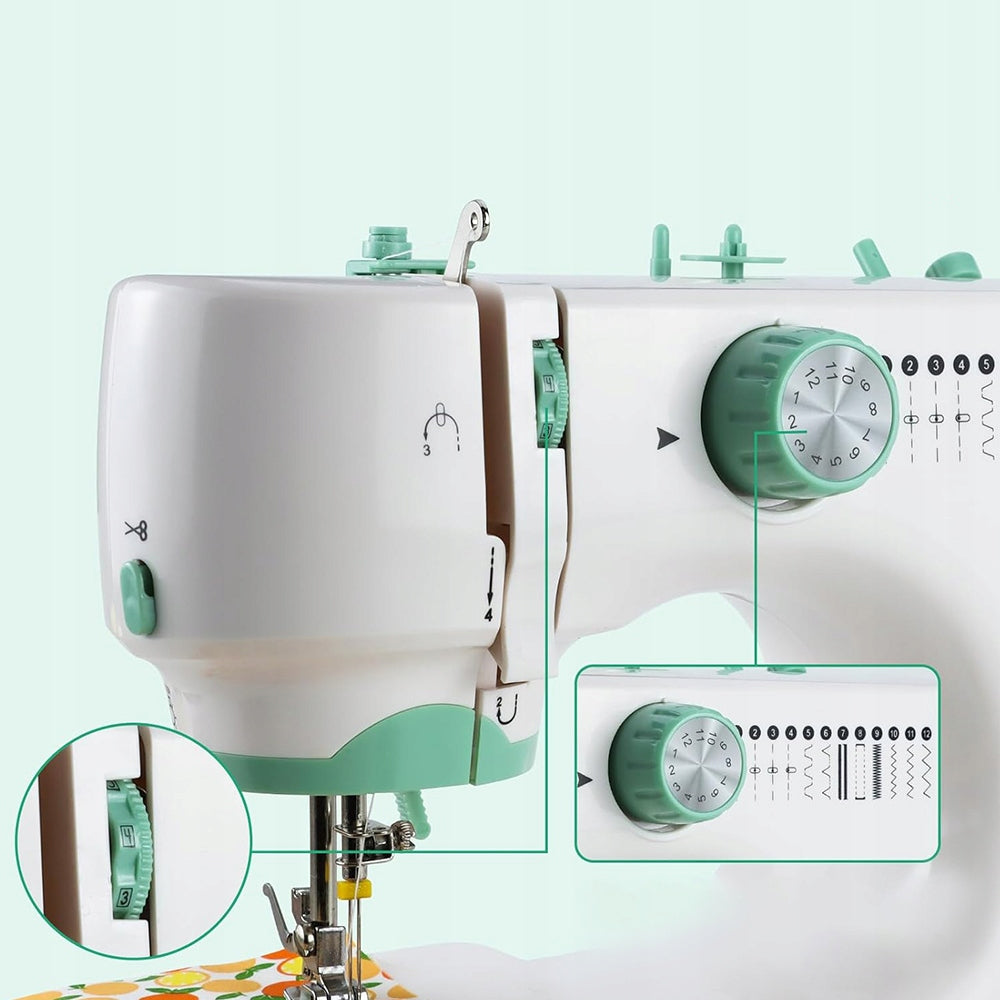 HOME SEWING MACHINE MECHANICAL SIMPLE STRONG STRAIGHT ARCHER IVONNE Sewing features hemming decorative sewing