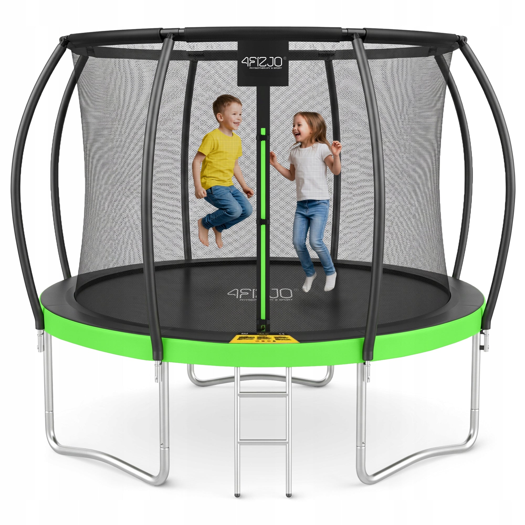 HOME TRAMPOLINE FOR CHILDREN FOR HOME AND GARDEN WITH INDOOR GARDEN NET