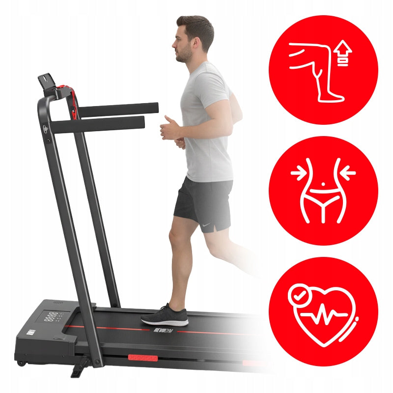 HOME TREADMILL ELECTRIC TRAINING FOLDING RUN 12 KM/H 120 KG BLUETOOTH Model other
