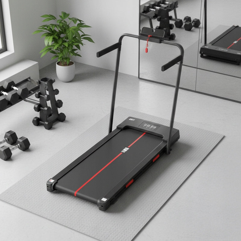 HOME TREADMILL ELECTRIC TRAINING FOLDING RUN 12 KM/H 120 KG BLUETOOTH Packaging status original