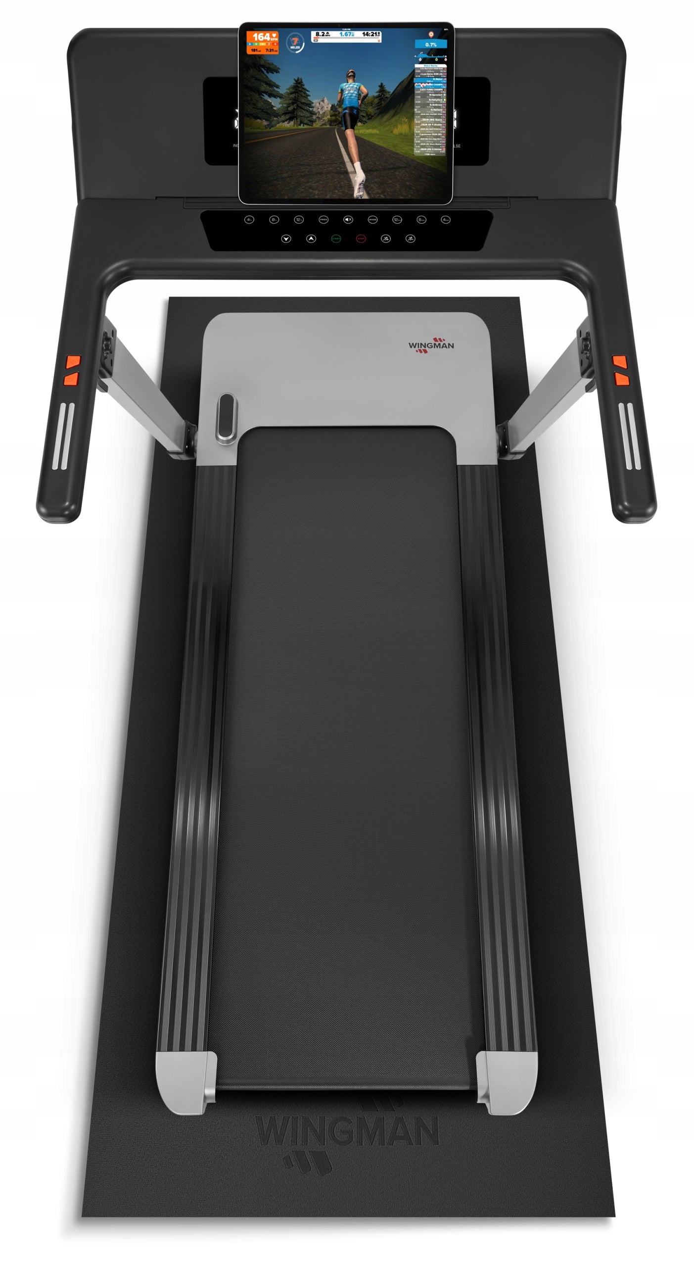 HOME TREADMILL TDX15 PRO | CUSHIONING | 15km/h | 0 +21% | KINOMAP ZWIFT Measurements training duration distance number of steps speed pulse burned calories fat