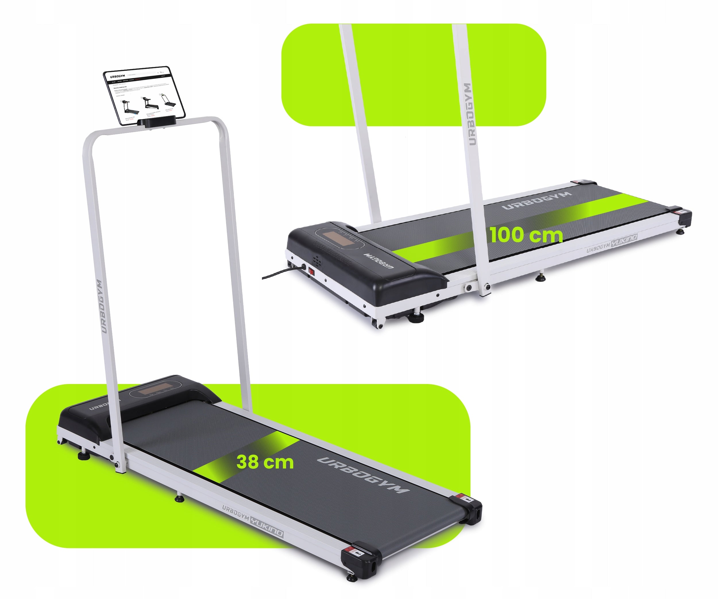 HOME TREADMILL WALKING PAD FOLDING ELECTRIC Yukino 6 km/h to 110 kg Packaging status original