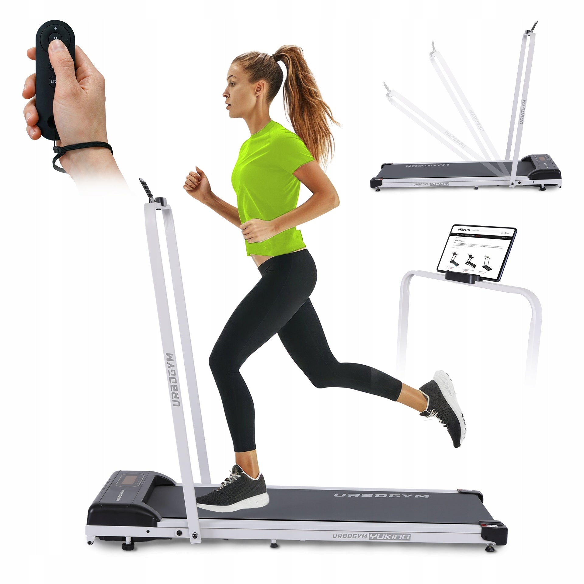 HOME TREADMILL WALKING PAD FOLDING ELECTRIC Yukino 6 km/h to 110 kg