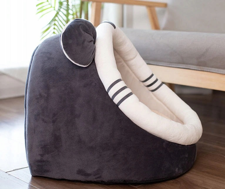 HOME bed with ears, cat house M (I152) Brand K&M