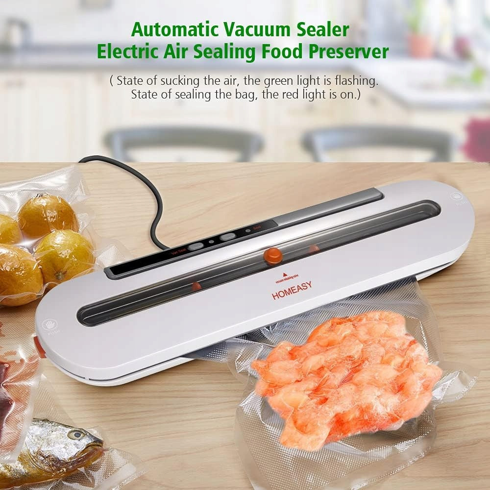 HOMEASY Vacuum Welding Machine for Dry Food, BPA Free White Brand no brand