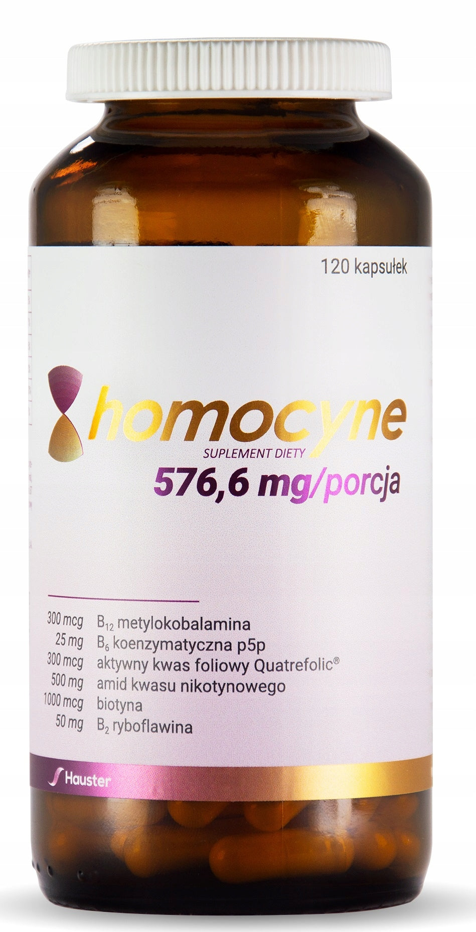 HOMOCYNE homocysteine vit B6 B3 B2 B12 biotin 120