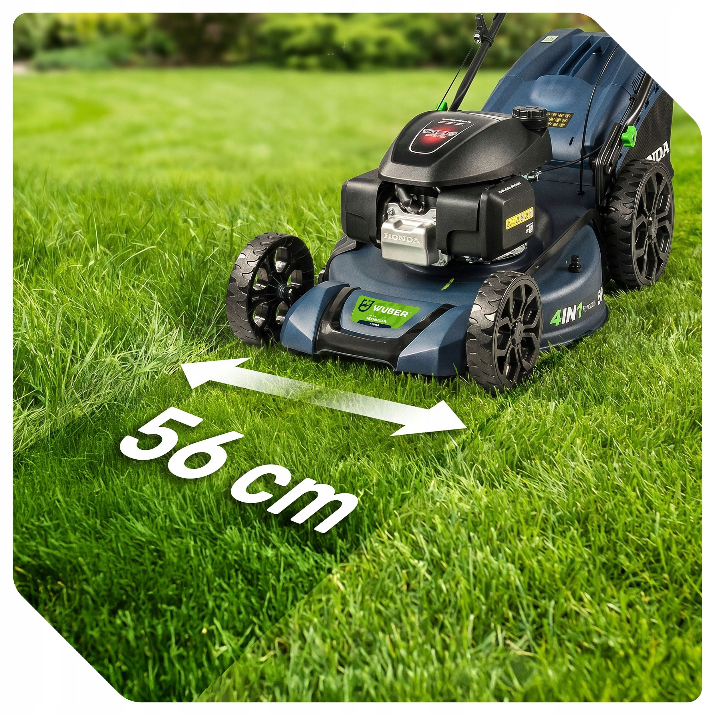 HONDA DIESEL MOWER WITH DRIVE STRONG JAPAN PRO HEIGHT ADJUSTMENT 56CM 70L Model W09105 KOSIARKA SPALINOWA HONDA Z NAPĘDEM WUBER