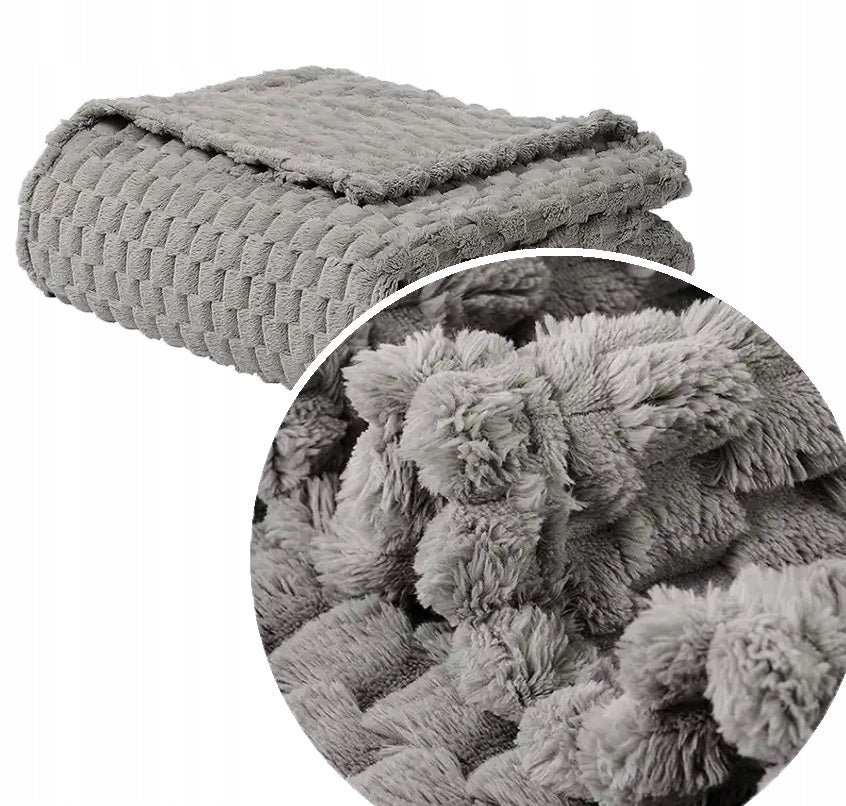 HONEY EMBOSSED BLANKET BED SPREAD 160X200 PLED Packaging status original