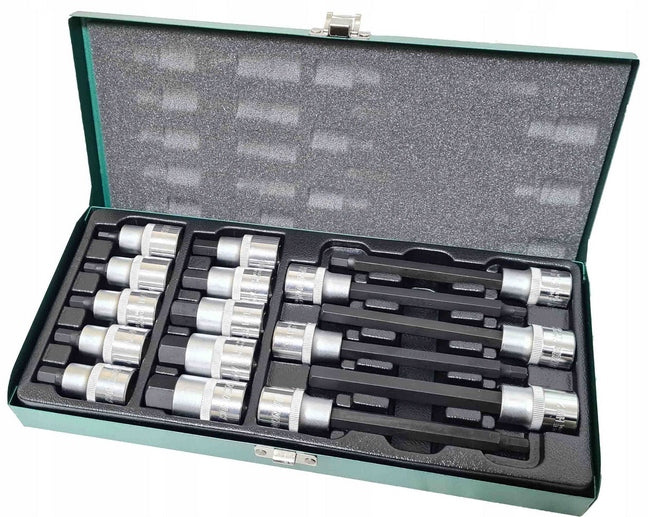 HONITON SOCKETS ALLEN WRENCHES 16EL 1/2'' 5-19MM Brand Honiton