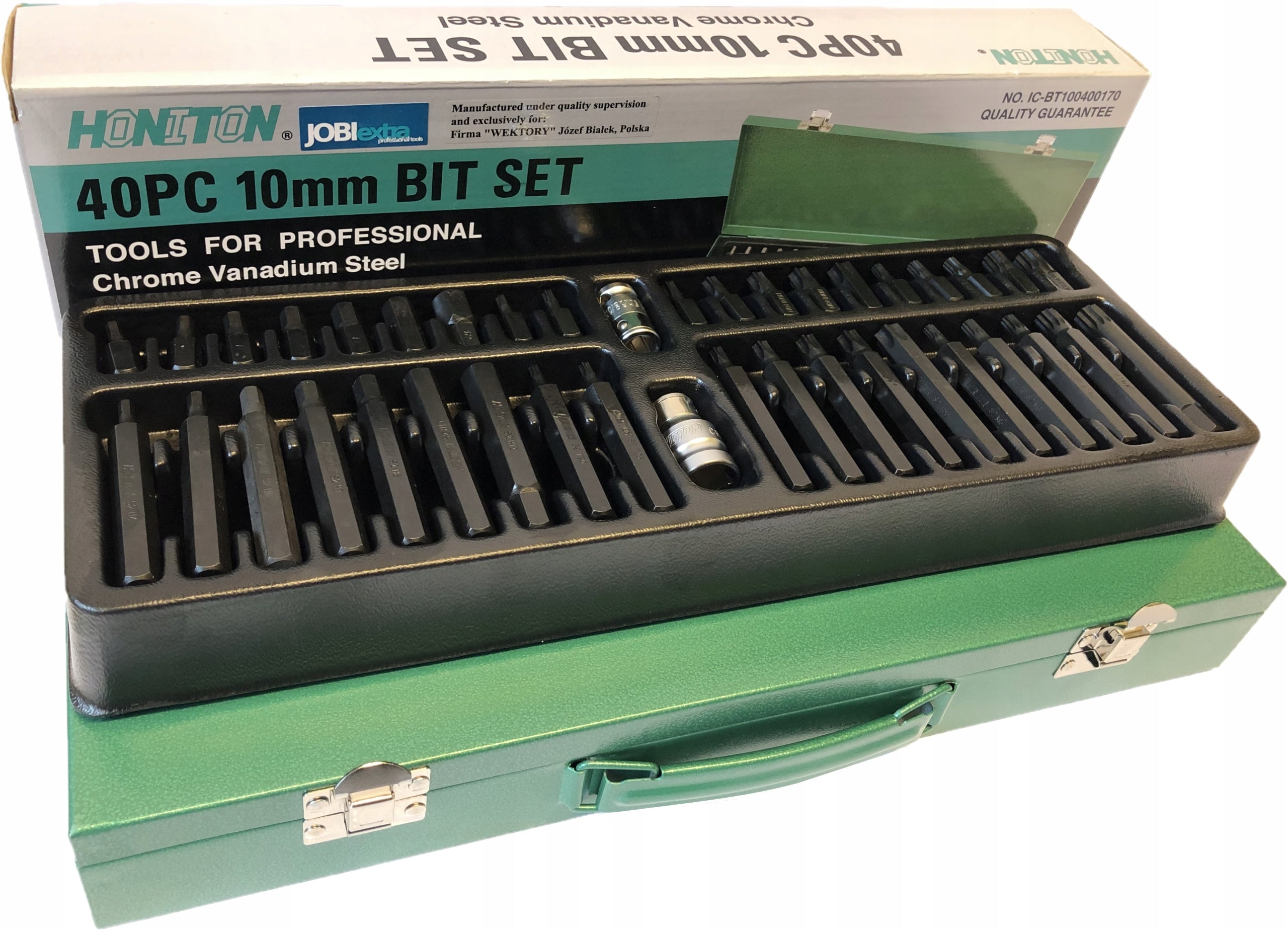 HONITON torx bit set imbus spline 1/2" 40 elements H4013 Manufacturer code H4013