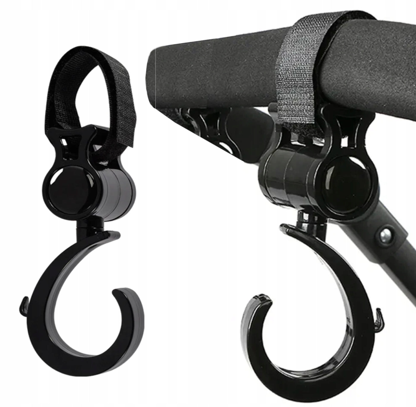 HOOK ATTACHMENT PENDANT HOLDER FOR BABY STROLLER BAG