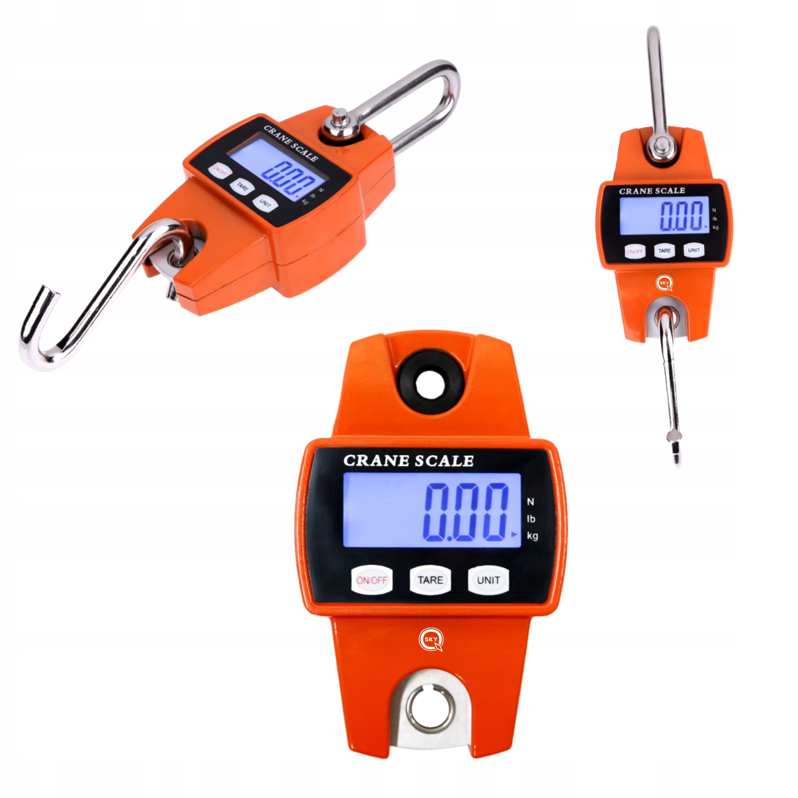 HOOK SCALE ELECTRONIC CRANE FISHING HANGING INDUSTRIAL UP TO 300 KG Brand no brand