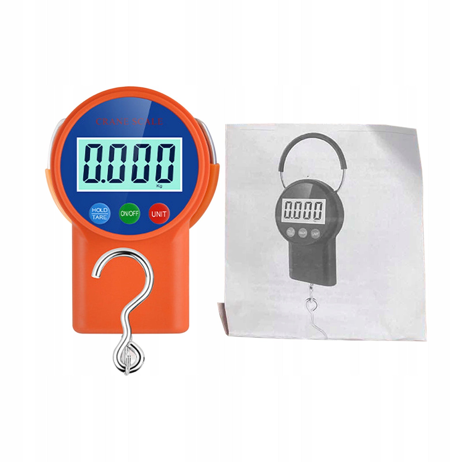HOOK SCALE ELECTRONIC HANGING STORAGE FISHING HOOK 50KG Brand no brand