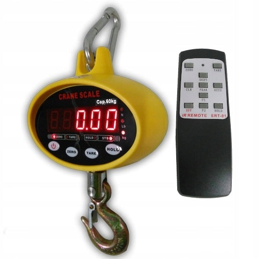 HOOK SCALE UP TO 60kg STORAGE FISHING WITH SUSPENDED HOOK WITH REMOTE CONTROL Packaging status original