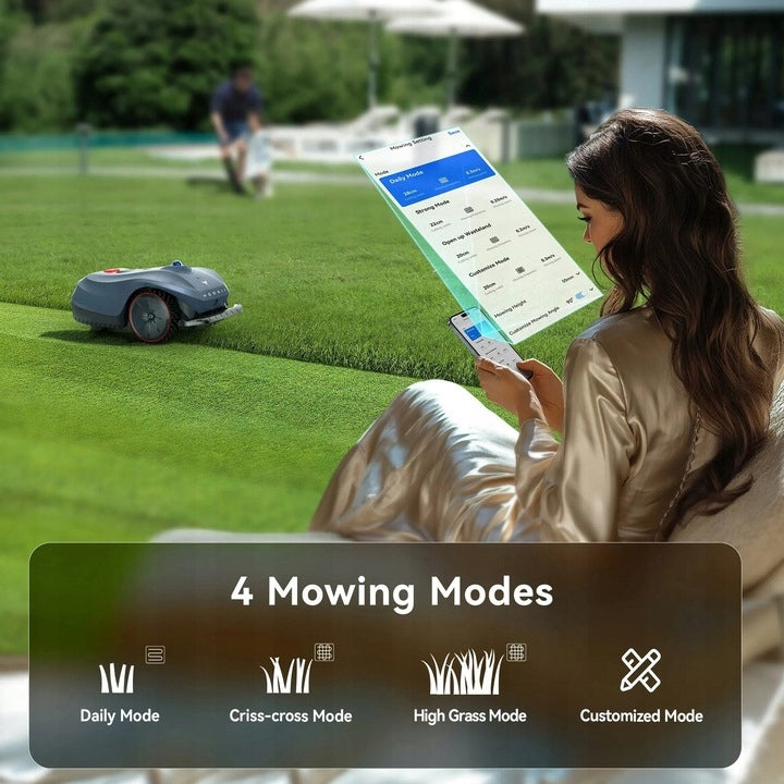 HOOKII NEOMOW X PRO robotic mower LIDAR + VISION up to 6000m2 visor included Brand HOOKII