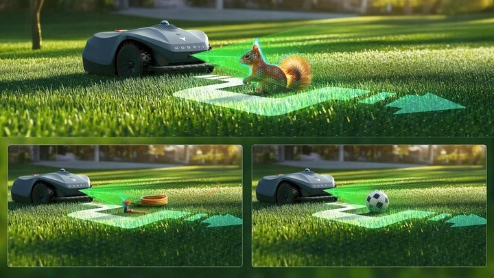 HOOKII NEOMOW X PRO robotic mower LIDAR + VISION up to 6000m2 visor included Series NEOMOW X PRO