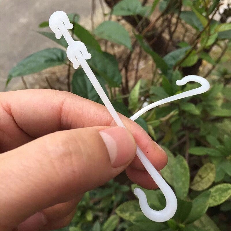 HOOKS CLIPS FASTENERS HOOKS FOR PLANTS 100 PCS Number of pieces 100 pcs