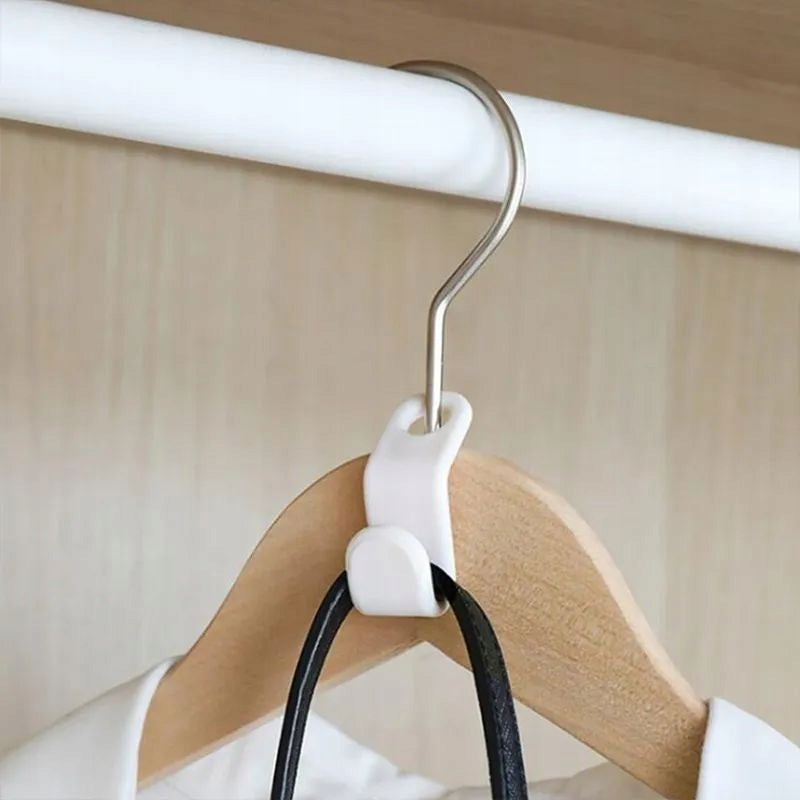 HOOKS EXTENSION FOR CLOTHES HANGERS FOR CLOSET SOLID SET OF 10 Brand Simplo